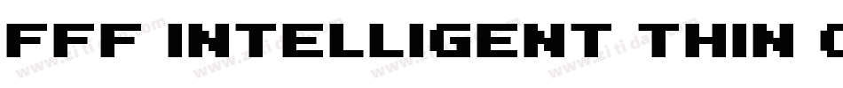 FFF Intelligent Thin Condensed字体转换